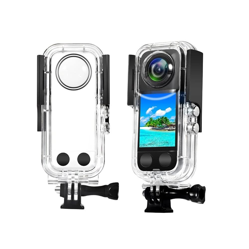 Power Smart 40m Underwater Diving Case for Insta 360 ONE X3 - Waterproof Protective Housing Cover for Panoramic Camera