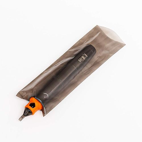 Miniatura 3 de INKin Cubiertas desechables de la máquina del tatuaje claro grande 200pcs para la batería inalámbrica tatuaje pluma mangas
