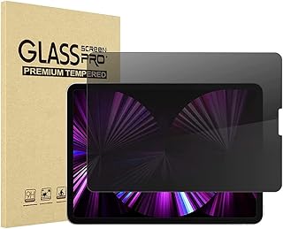 Privacy Screen Protector for iPad Pro 11 Inch (2022 2021 2020 2018), [1 Pack] [Anti-Scratch][Anti-Spy Screen][Easy Installation] Anti-Glare Compatible with iPad Pro 11" 4th 3rd 2nd 1st Generation