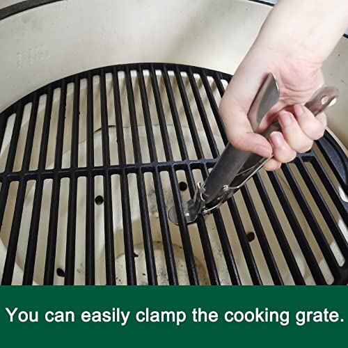 Quantfire Grill Grate Lifter Gripper, Stainless Steel Grate Grabber