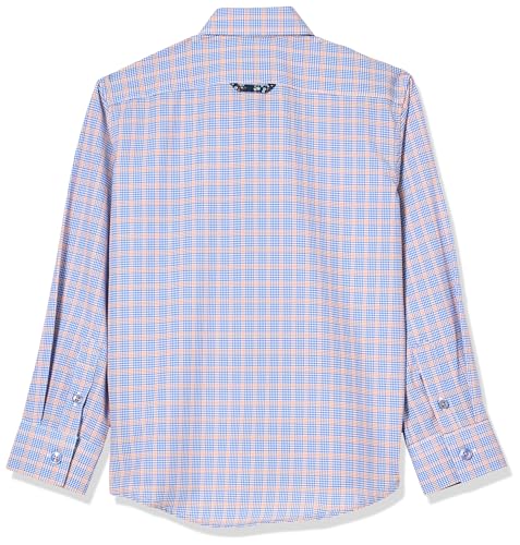 Isaac Mizrahi Boys' 4 Way Stretch Check Button Down Shirt2