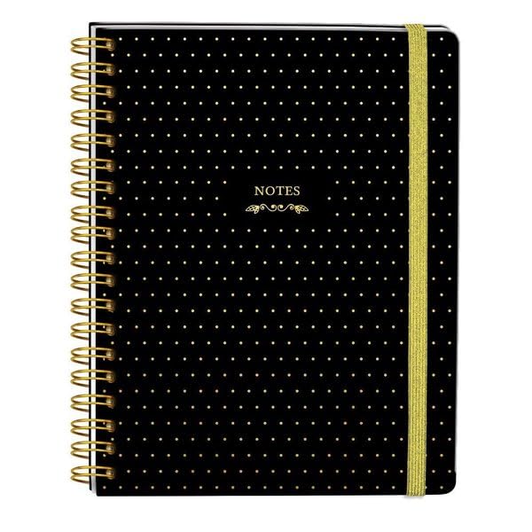 Victoria's Journals Quaderno rilegato a spirale con copertina rigida, 6x9 1/2 1/2 oz. 96 yp. a righe