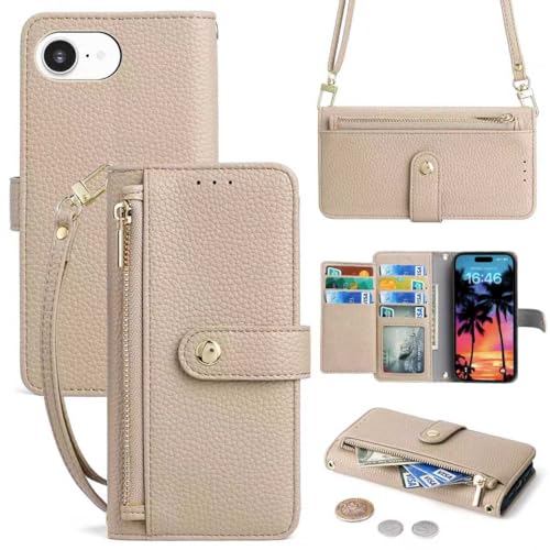 Vokpok�Ή� iPhone 16e �P�[�X �蒠�^ �V�����_�[ ���̓}���`�J�[�h���[ �X�^���h�@�\ �ϏՌ� �S�ʕی� �A�C�t�H�� 16e ���z�^�P�[�X ���|�� �΂߂��� ��񂩂��A�|���X�g���b�v�t�� �i���������\�j ������� ���p�� �W�b�p�[���K����