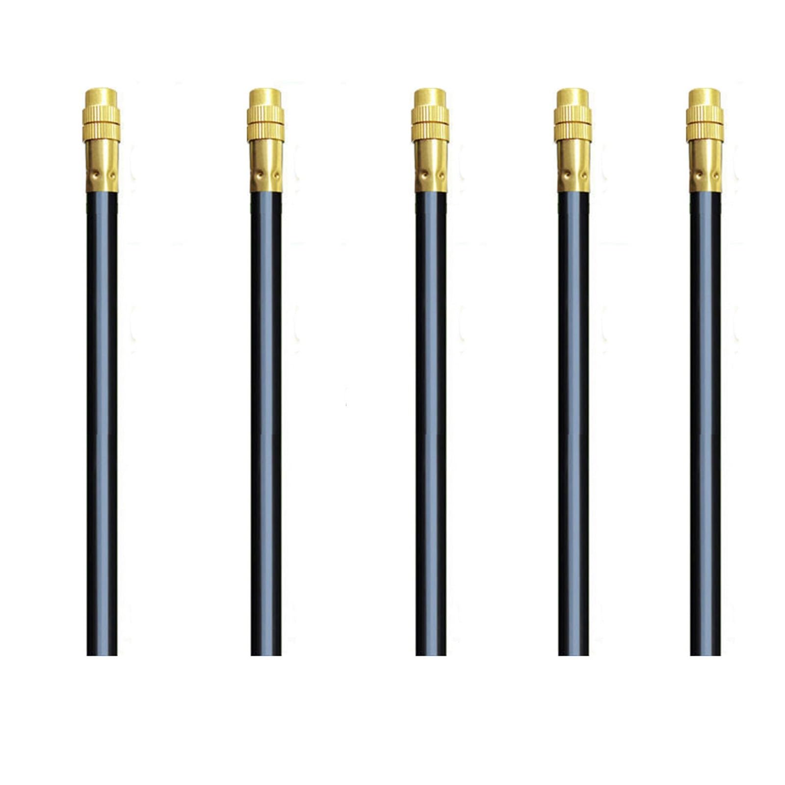 Rabnzhdeo 5Pcs Nozzle Only 5/10Pcs Adjustable Mist Sprinkler 360° Rotating Copper Sprayers 8Mm Straight Push Lock Joint Garden Humidification Watering(5Pcs Nozzle Only)