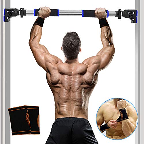 SIEBIRD Pull Up Bar, Chin Up Bar Doorway No Screws Installation Pullup Bar