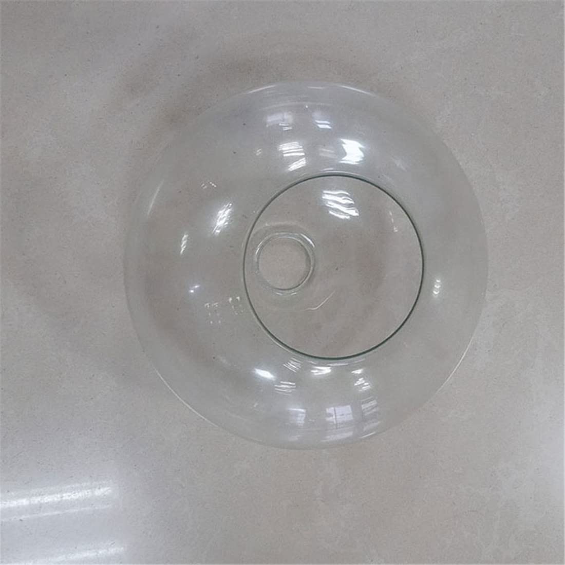 Sostituzione del Paralume della Lampada - Paralume sferico in Vetro Trasparente con Apertura a 2 estremità - D13cm D15cm D20cm D25cm D18cm - 1pz (D13cm)