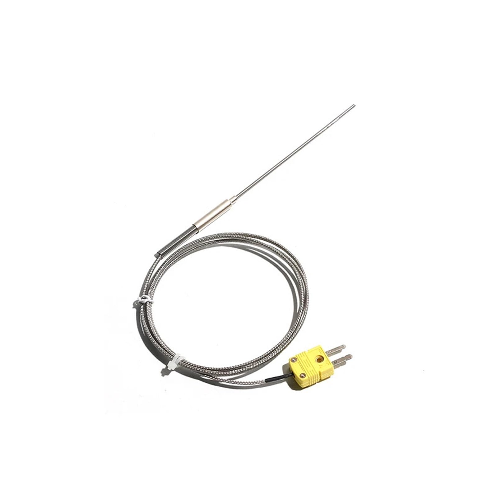 Termopar blindado tipo K - 3meter, sonda SUS304, enchufe integrado, antiinterferencias (1 unidad)