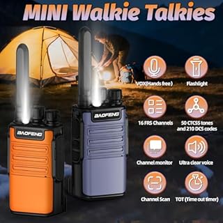 Walkie Talkies Long Range for Adults,FRS Radio Rechargeable Walkie Talkie Baofeng BF-V8 Waki Taki Walkie-Talkie,1500mAh,Flashlight,Type-C Charger Walky Talky for Hiking Camping Cruise(2 Pack)