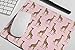 Produktbild Pink Giraffe Gaming Mauspad rutschfeste Gummi niedlich Tier Mousepad Damen Schreibtischzubehör Bürobedarf Geschenk für Mitarbeiter lustige Maus Matte (10,3 Inch x 8,3 Inch)