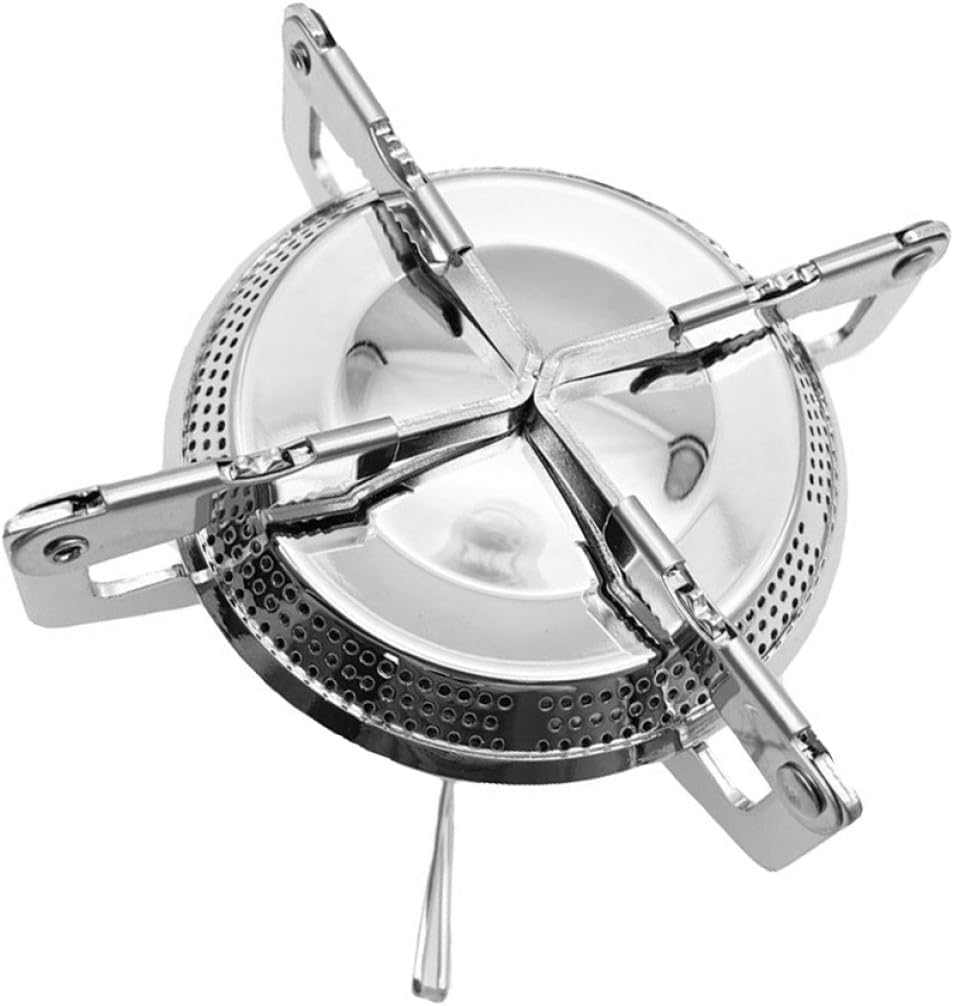 Portable Camping Gas Stove Burner, High-power Integrated Outdoor Cooking Stove Head for Hiking and Picnic Supplies