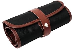 Lasenersm 60-Slot Roll-Up Pencil Case