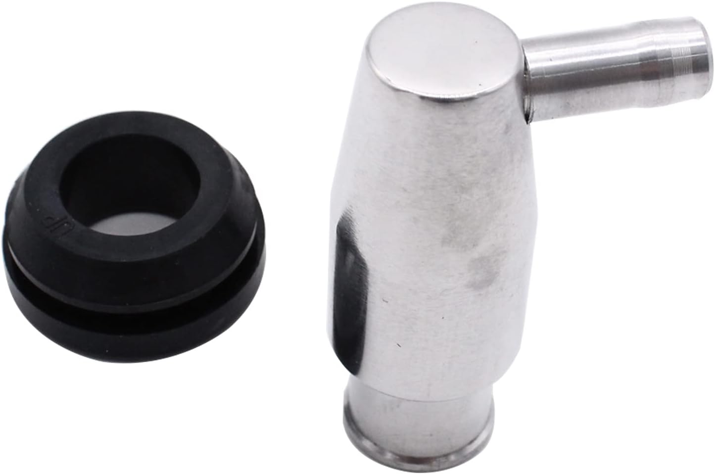 Polished Aluminum Mini 3/4" Valve Cover PCV Breather with Grommet Compatible with 1.25" ID Holes SBC Chevy F-ord M-opar