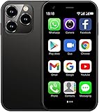 Yoidesu SOYES XS15 3G Mini Smartphone, 3in Touch Screen Super Small Cell Phone, Dual SIM 2GB RAM 16GB ROM for Android 8.1 Ultra Thin Mobile Phone, 1000mAh The World's Smallest Backup Phone (Black)