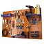 Orange Pegboard Blue Accessories