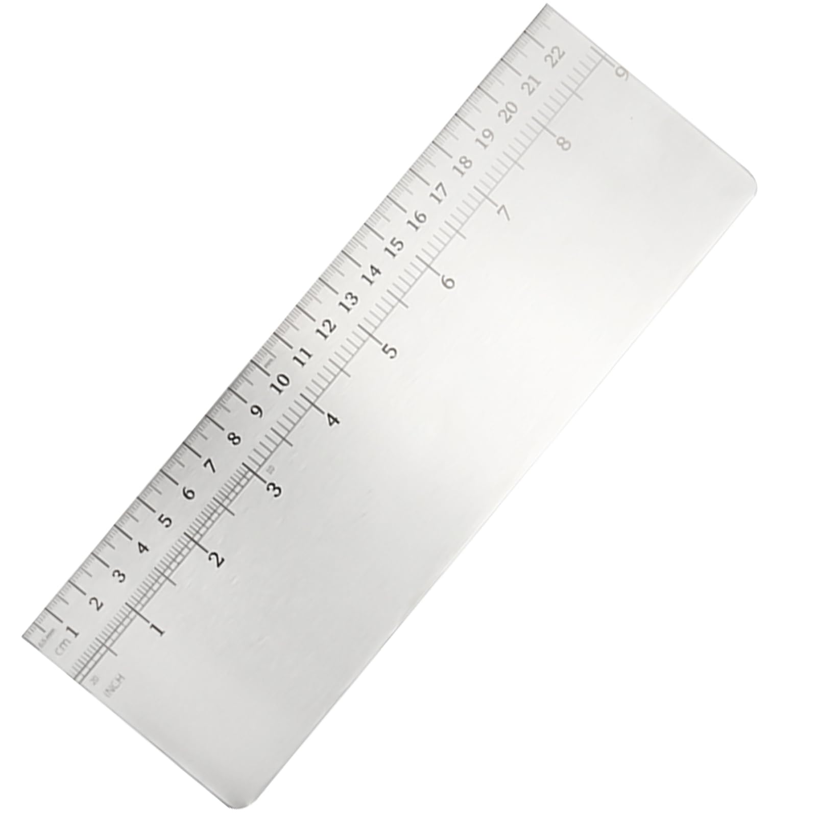 Rascador de acero inoxidable para hornear con medición, cortador de masa cuadrado, raspador de pasteles de crema, herramienta multiusos fácil de limpiar para hornear pastelería DIY