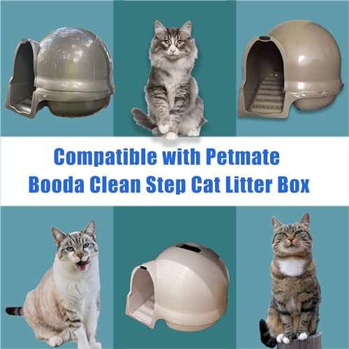 PurifyLogix Carbon Filters Compatible with Petmate Booda Clean Step Cat Litter Box - Thickened and Durable Activated Charcoal Filters, Absorb Odors/Control Damp from Pets/Keep Home Fresh (6 Pack) - Thumbnail 3