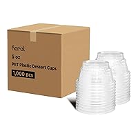 Vista 1 de Karat C-KD5 5 oz PET Postre Tazas (caja de 1000)