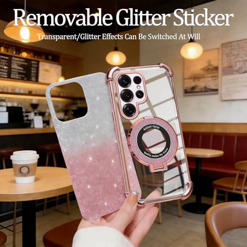 Coque Tecno Pova 5 Pro transparente à paillettes silicone