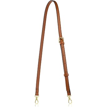 Allzedream Bag Strap Leather Shoulder Bag Adjustable Strap for Changing Women's Shoulder Bags Brown