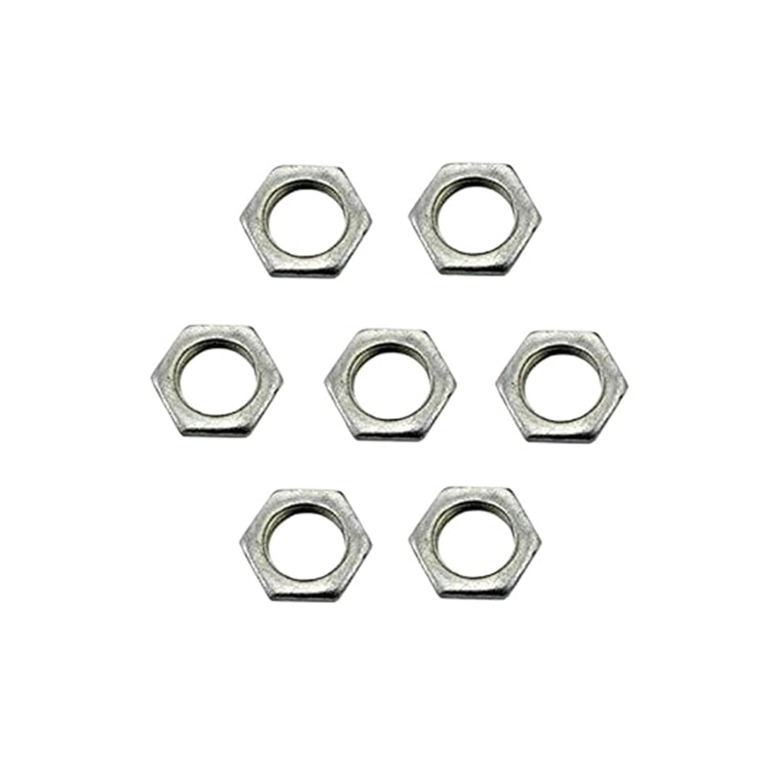 M8 Pitch 1.0mm Thin Height Fine Thread Nut Ceilling Light Fasten for Hollow Bolt LED DIY Hanging Outer Inner Hole Screw-(Dims: M8x2mm 100 Pcs) Kolloee