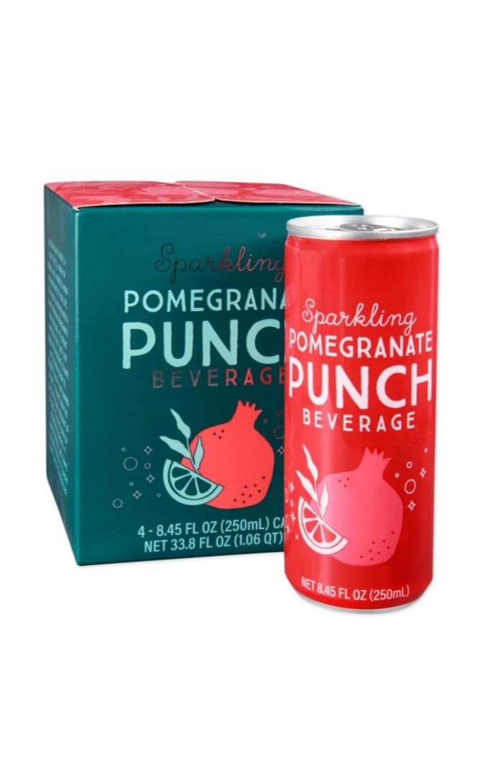 Sparkling Stawberry Beverage Limited Edition 4 cans 8.45oz each (4 cans, Strawberry Rhubarb)