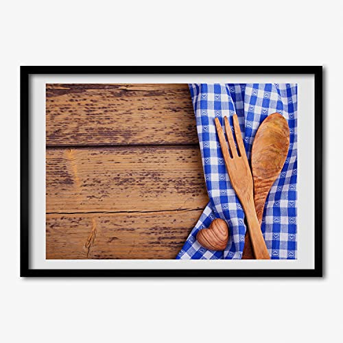 Peinture photo affiche 70x50 cm avec cadre MDF Tulup tableau décoration