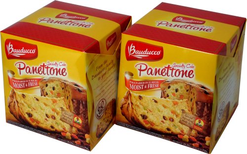 Panettone Specialty Cake Bauducco - 17.50 oz | Panettone Tradicional Bauducco - 500g - (PACK OF 02)