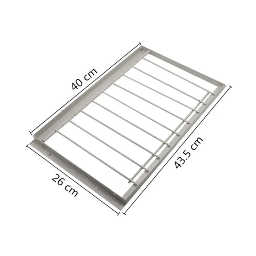 Trappola per piccioni per porta d'ingresso rimovibile 30/40 x 26 cm