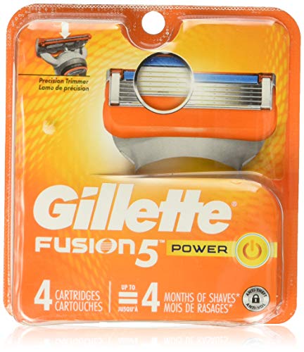 Gillette Fusion5 Men's Razor Blade Refills, 4 Count