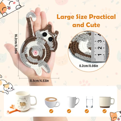 Coasters Set of 4,Stocking Stuffers for Women,Cute Coffee Coaster for Home Decor Tabletop Protection Suitable for Kinds Cups,Birthday Gifts for Women,Mom,Her,Friends, Coworkers, Wife, Daughter, Sister #2