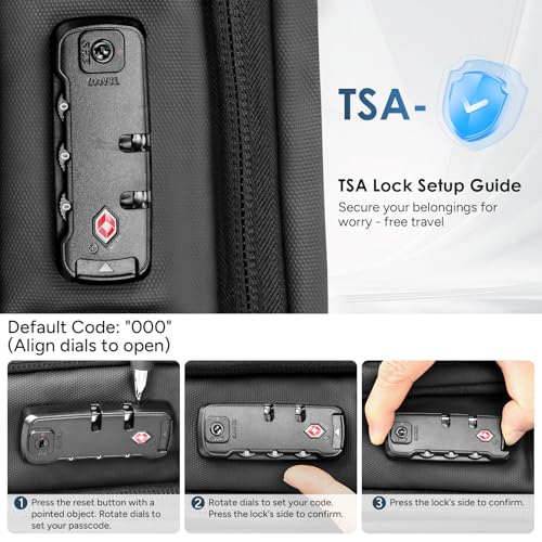 Image of travel inspira Vacuum Compression Backpack 65L, Carry On Backpack with Electric Pump, TSA Lock, Water Resistant, Laptop Compartment for Travel, Camping, Business, Weekend Trips