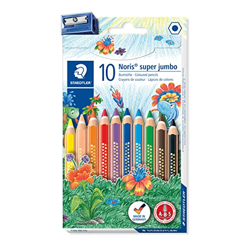 STAEDTLER Buntstift Noris super jumbo, erhöhte Bruchfestigkeit, extra...