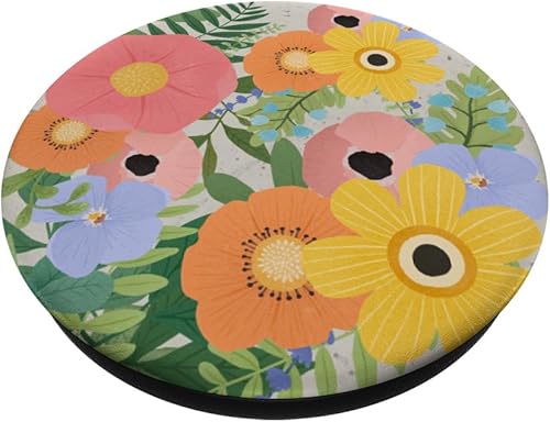 Miniatura 2 de Ramo de flores Patrón floral Primavera Flor Jardín PopSockets intercambiables PopGrip