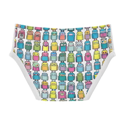 ALAZA Bird Polka Dot Navy Blue Boys' Briefs Soft Underwear Available in Sizes 2t-8y2