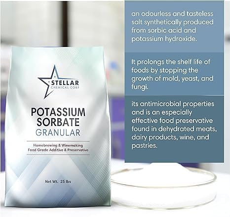 Miniatura 2 de Sorbato de potasio  Sorbato de potasio para elaboración de vino y elaboración casera  Conservante de alimentos para cerveza, vino, salsa de tomate,