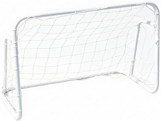 Children Training Goal Soccer Practice Equipment with Reinforced Metal Frame and Quick Setup Net for Precision Kicking Suitable for Training