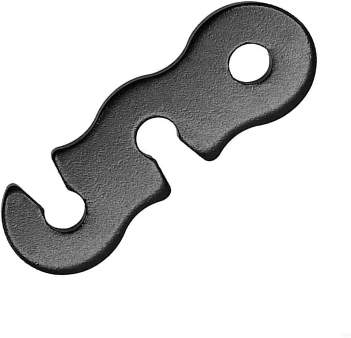 Guyline Tensioner 50pcs Tent Rope Tension Adjusters Stoppers Camping for Rope Tension Adjustment(Black)