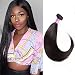 Star Show Hair Straight Hair Bundle Brazilian Virgin Hair Straight Human Hair Weave Single Bundle Can Be Dyed and Bleached (8 inch)