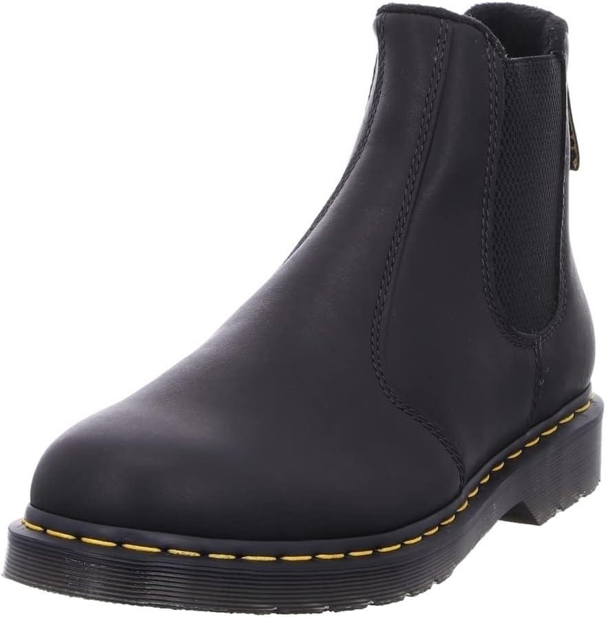 Dr. Martens, Unisex 2976 Chelsea Boot, Black Valor WP, 11 US Women/10 US Men