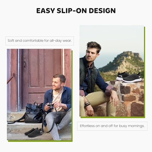 Mintra men's cai core slip on black x black 42 EU