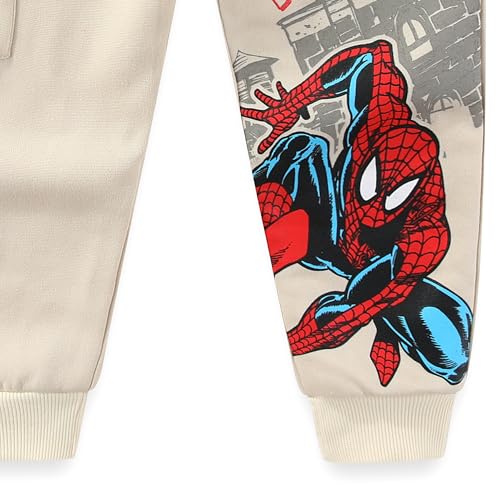 Marvel Spider-Man Boys Fleece Lined Pants for Little to Big Kids (Size: 4-12)3
