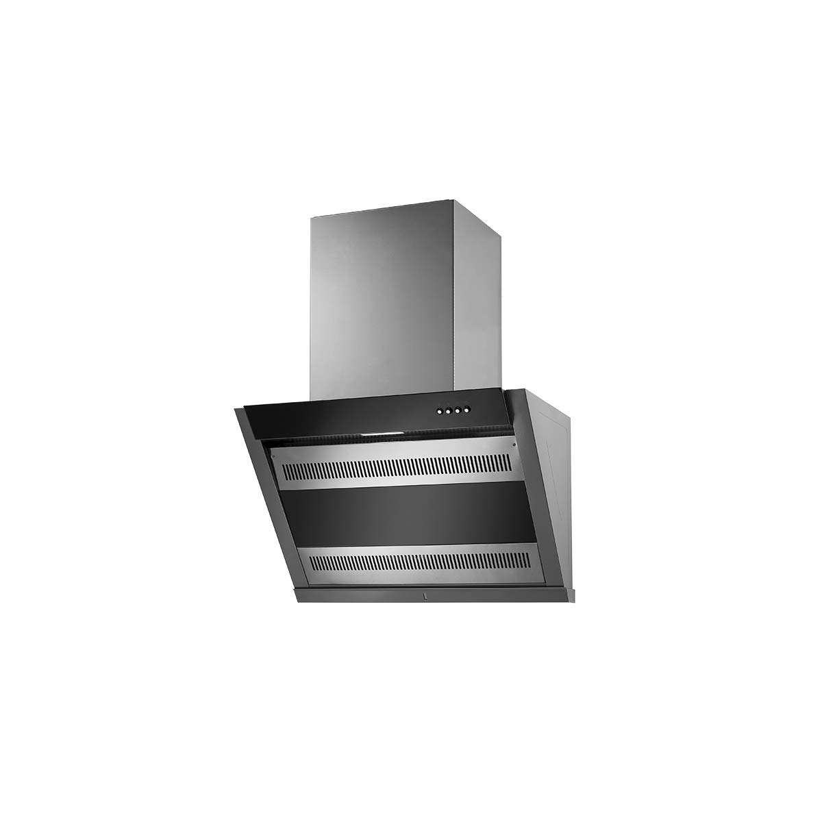KAFF 60 cm 1150 Nm³/h Chimney (KA15, Black, With Installation Kit)