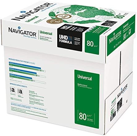 Navigator Universal Paper Multifunctional Ream-Wrapped 80gsm A4 White Ref NAV0317 [5 x 500 Sheets]
