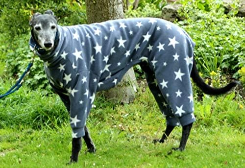 DOG AND HOME Beautiful fleece Greyhound, whippet pijamas