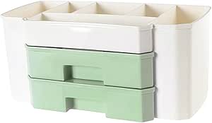 Amazon.com: Makeup Storage Box Sturdy Convenient Makeup Stackable Make ...