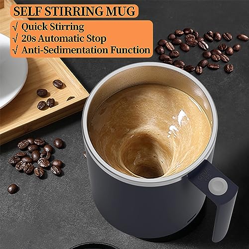 Taza auto mezcladora de café 12.2 oz con agitador magnético miniatura 5