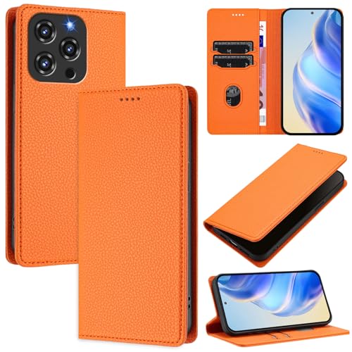 �X�}�z�P�[�X �Ή��@�� for Oukitel C3 2025 �}�O�l�b�g���J�� �t���b�v�X�^���h �J�[�h�X���b�g�t�����z Orange
