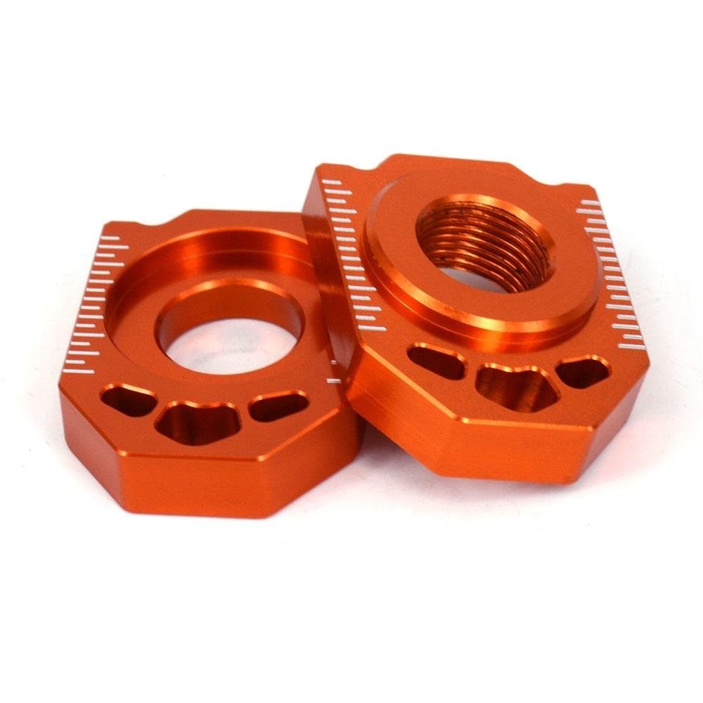 Protection De Chaîne Bloc d'essieu de réglage de chaîne arrière CNC, Convient pour SX SXF XC XCF EXC EXCF XCW XCFW 85-530 Dirt Pit Bike