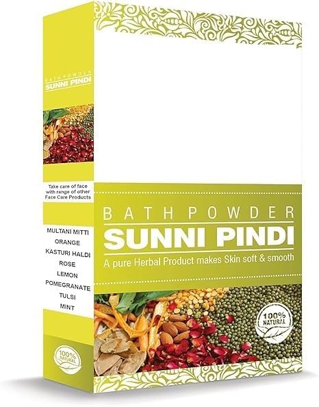 Twirlsilk Sunnipindi Nalangu Maavu badpoeder voor huid en bruining, revitaliserende Ubtan Body Scrub & Face Pack, 200g