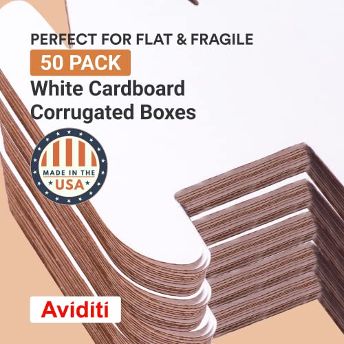 Aviditi Mailer Boxes Small 12"L X 6"W X 4"H, 50-Pack | Corrugated Cardboard Box For Moving, Shipping And Storage 1264 #TOP2
